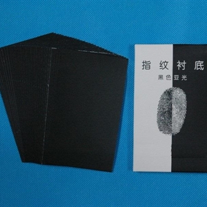 黑/白色亚光指纹衬底